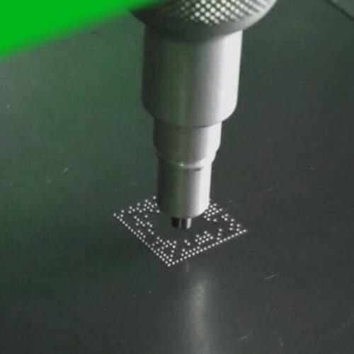 Gravirna naprava XF510m odlično izdeluje datamatrix kode