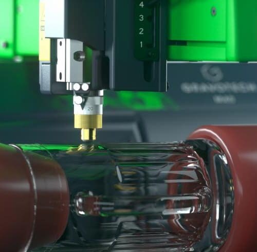 Označevanje steklenega kozarca z M40