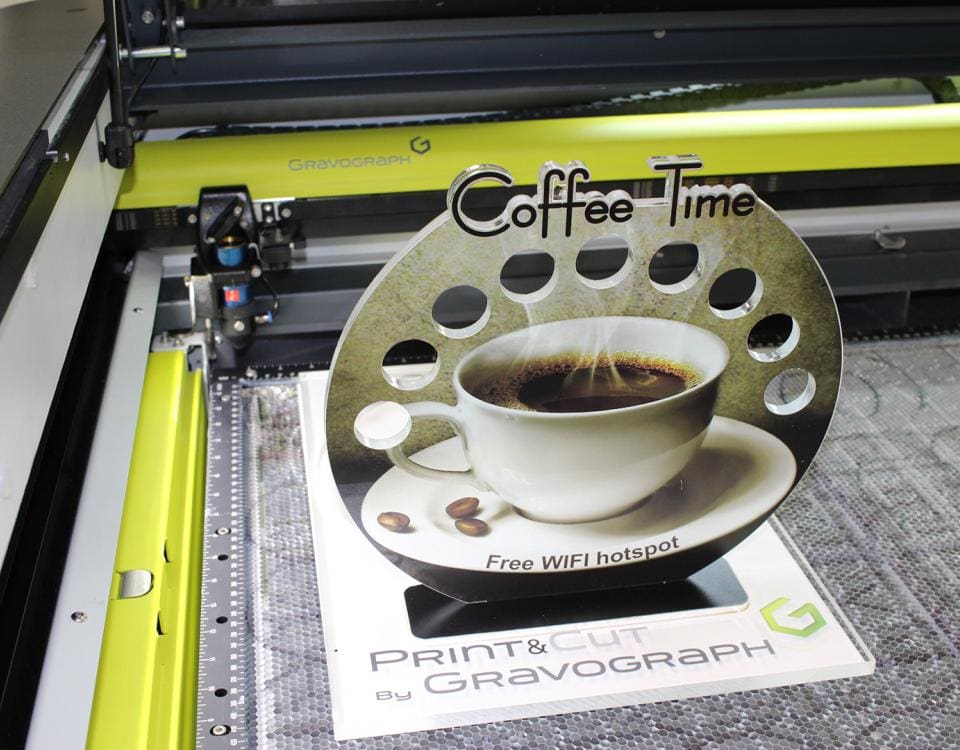 Primer izrezanega izdelka z laserjem LS1000XP