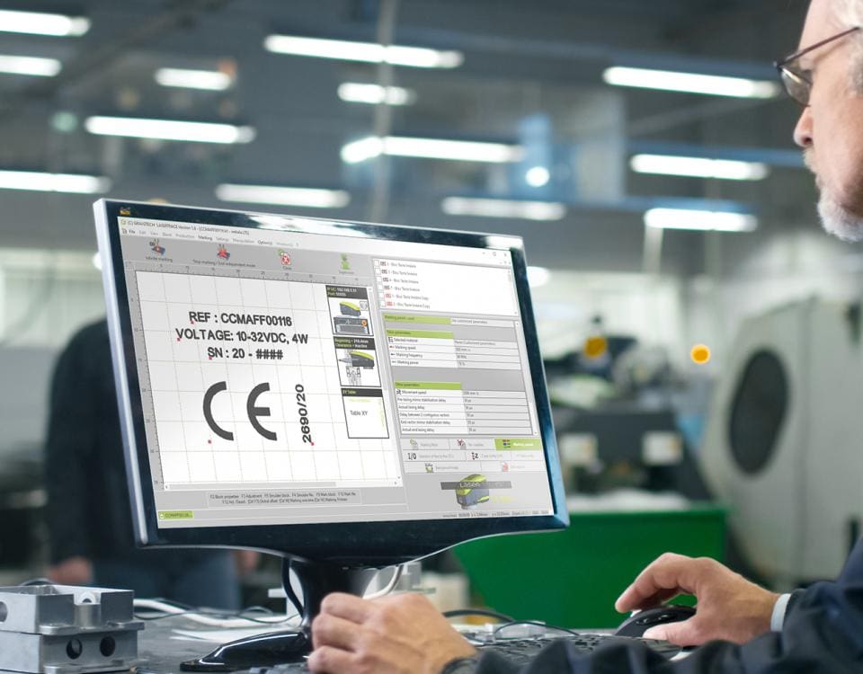 Lasertrace izdelava datamatrix