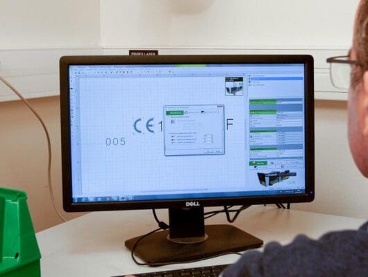 Nastavitve lasertrace programa