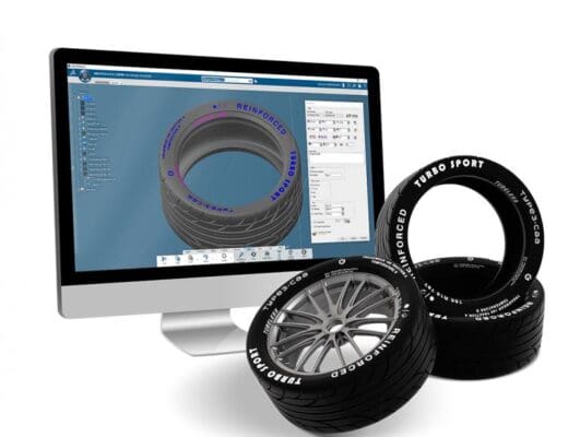 Postavitev informativnega besedila s Type3-caa na pnevmatiko